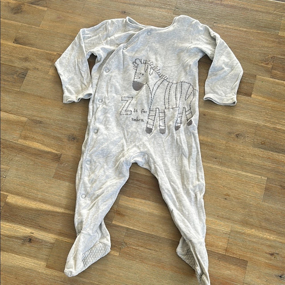 George Gray Footie One Piece with Long Sleeves
